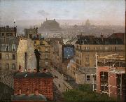 Antonin Chittussi Paris as Viewed from Montmartre oil painting on canvas